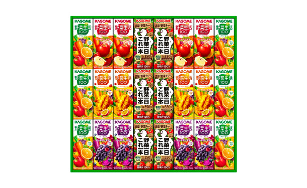 KAGOME「野菜ジュース バラエティセット（KYJ-30R）」2セットの通販