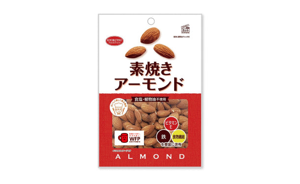共立食品「素焼きアーモンド 徳用」200g×12袋