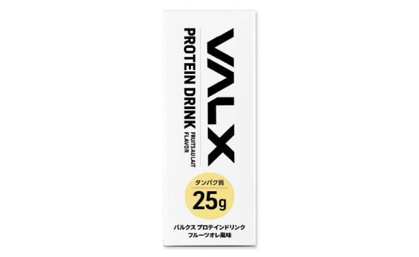 VALX「PROTEIN DRINK プロテインドリンク フルーツオレ風味」200ml×24本