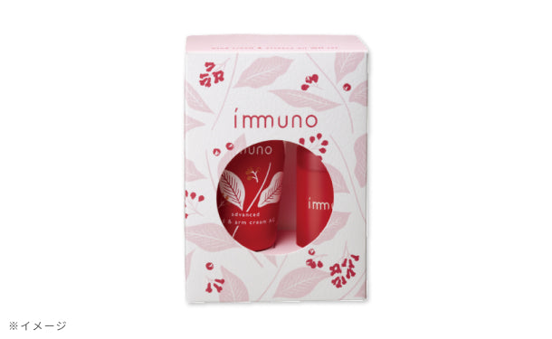 immuno「ハンドクリーム＆エッセンスオイルWHセット」2セットの通販