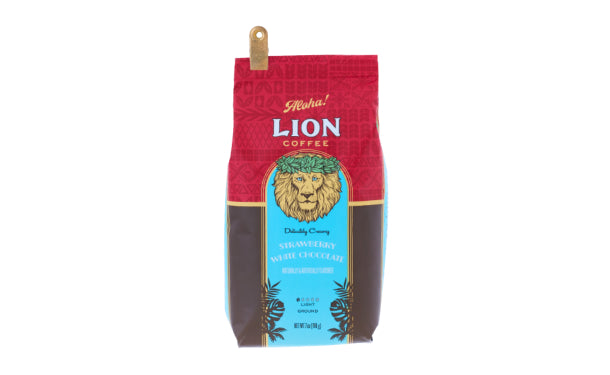 LION COFFEE「ストロベリーホワイトチョコレート」198g×5袋