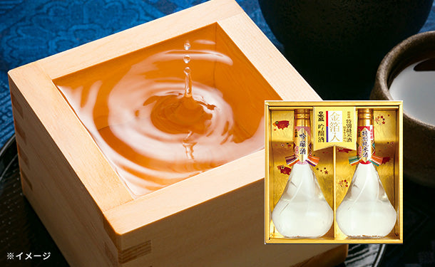 日本盛「金箔入 吟醸・純米2本セット」計8本の通販｜Kuradashiで 