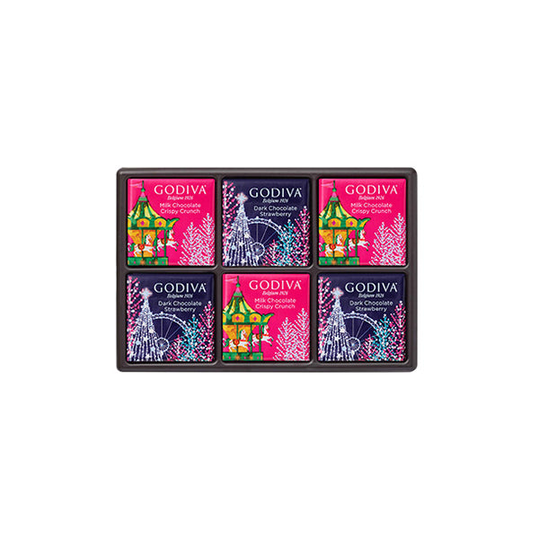 GODIVA「ウィンターワンダーズ カレアソートメント（6枚入）」