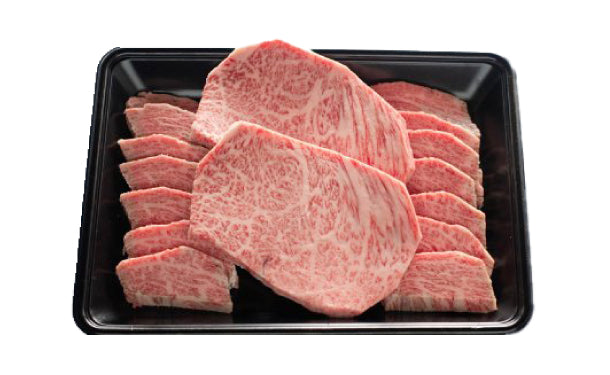 「美保野牛リブロース ステーキ・焼肉セット」450g