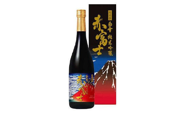 小西酒造「白雪 超特撰白雪 純米吟醸赤富士（化粧箱入り）」720ml×6本