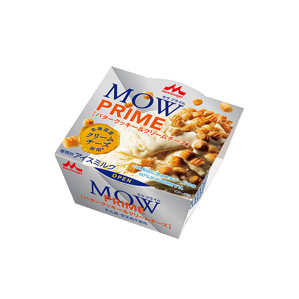 森永乳業「MOW PRIME バタークッキー＆クリームチーズ・MOW香り立つマスカット」