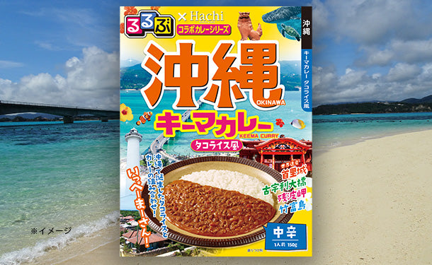 ハチ食品「るるぶ沖縄キーマカレー（タコライス風）」150g×20個の通販