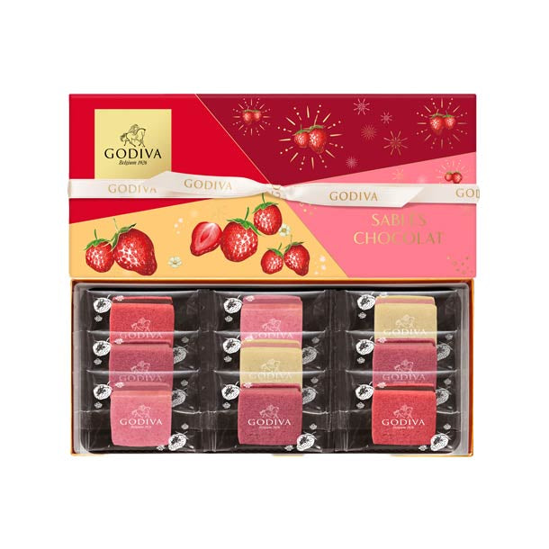 GODIVA「サブレショコラ ストロベリーアソートメント（9個入）」のお得