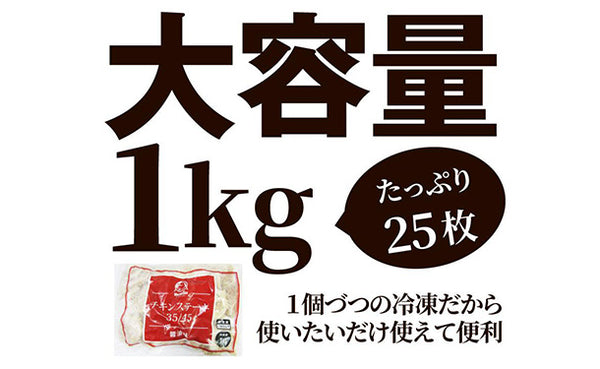 「レンジで簡単 チキンステーキ しょうゆ味」