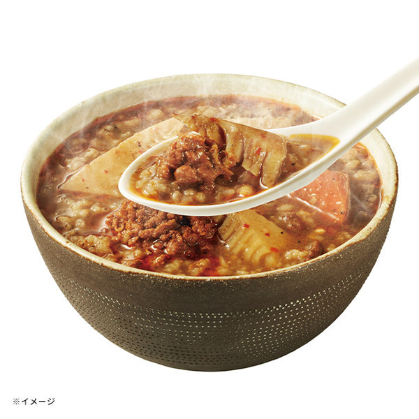 「お粥DELI 花椒香る黒ごま担々粥」