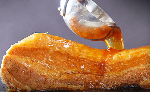 喜多方ラーメン坂内「焼豚 約350g・ラーメン4食セット 冷凍 贈答用」の