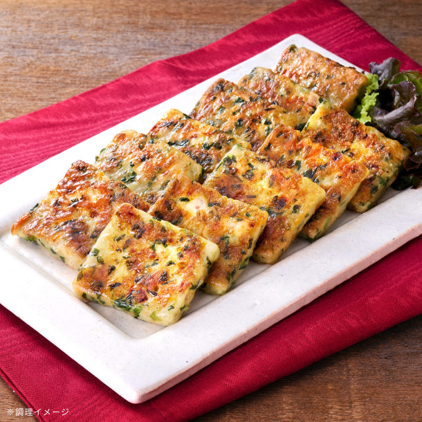 フジフレッシュフーズ「イカと野菜のもっちりミニチヂミ」300gのお得