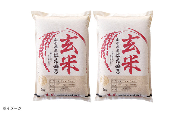 山形県産「はえぬき 玄米」5kg×4袋