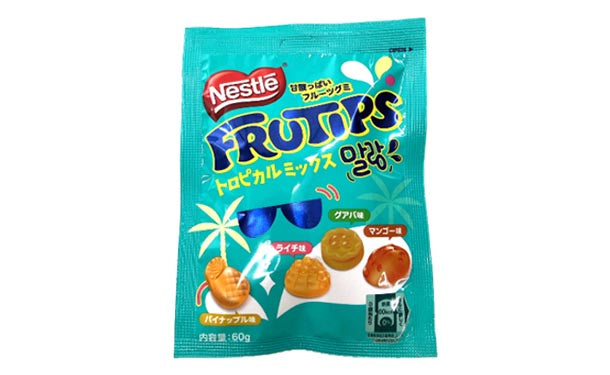 ネスレ「フルーティップス トロピカルミックス グミ」60g×40袋の通販