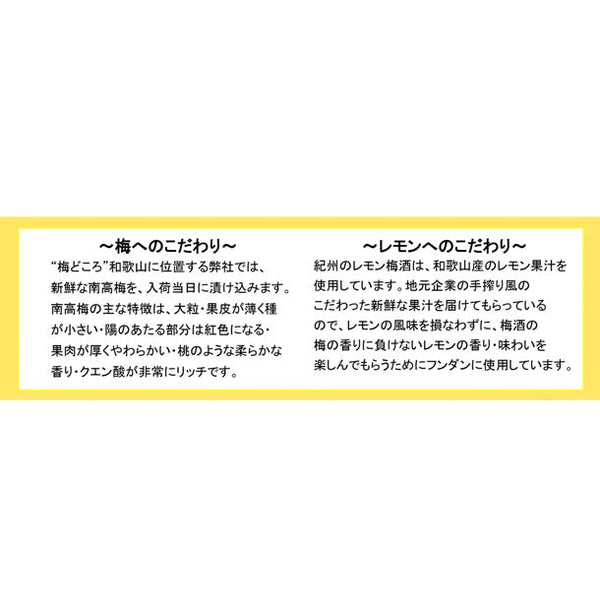「紀州のレモン梅酒」