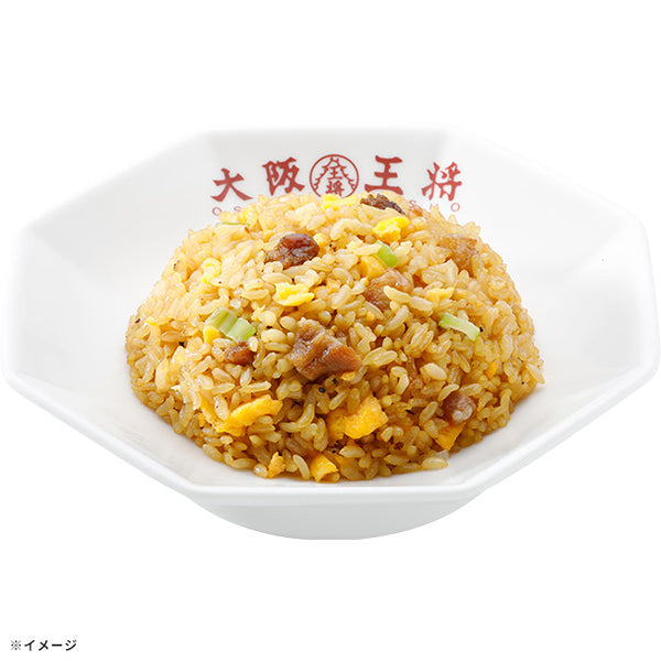 大阪王将「刻みチャーシュー＆炒飯＆たまごスープ」