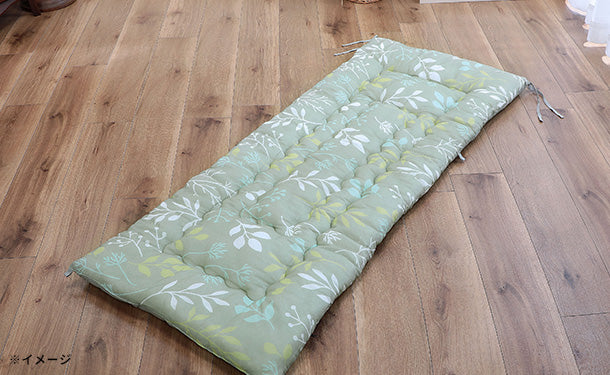 綿ガーゼごろ寝長座布団 リーフ柄」のお得通販｜Kuradashi(クラダシ)で
