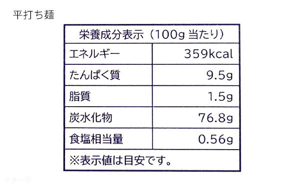 「関ケ原パスタ（平打ち麺・ストレート麺）」300g×各3個