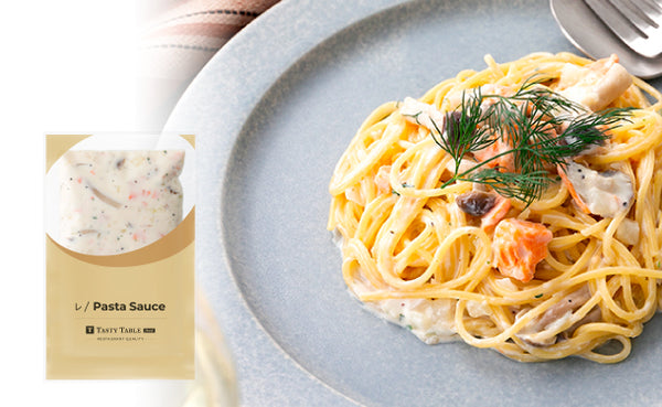 「レストランパスタ クリームソース ランダムセット（パスタ付き）」