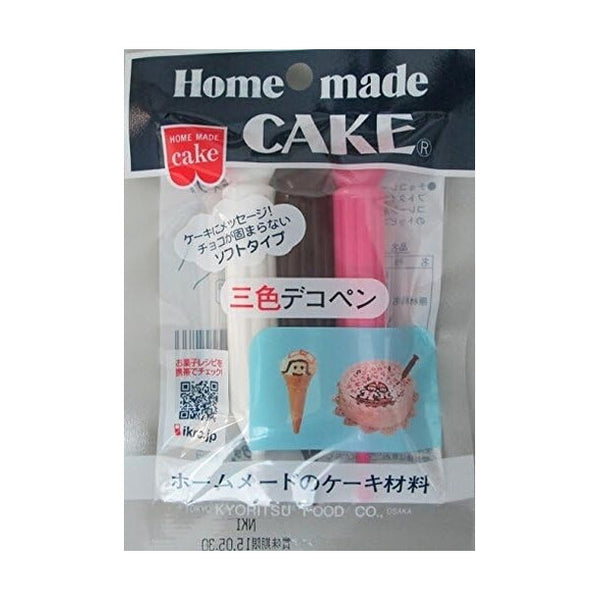 共立食品「三色デコペン（ソフトタイプ）」