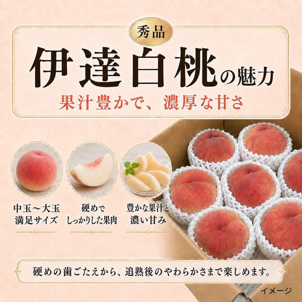 山形県産「伊達白桃（秀品）」
