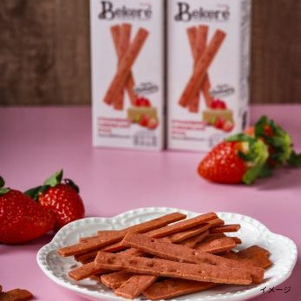 ベケレ「クリスピーケーキスティック ストロベリーチーズケーキ」
