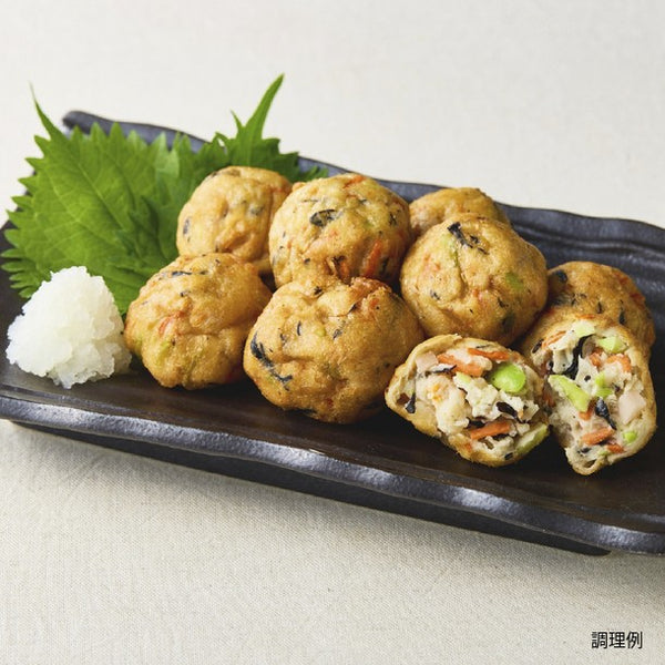 「えびと5種具材のふんわり揚げ」