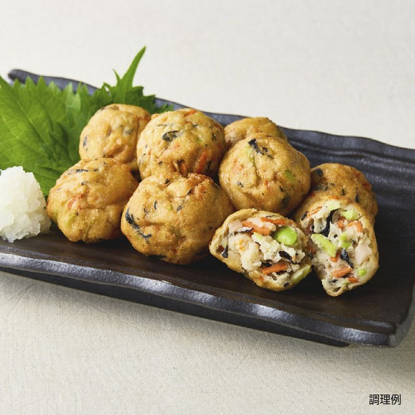 「えびと5種具材のふんわり揚げ」