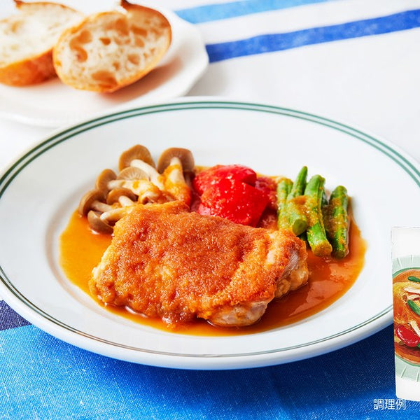 Vivid TABLE「国産食材の彩り冷凍宅食（デミグラスハンバーグとローストチキン）」