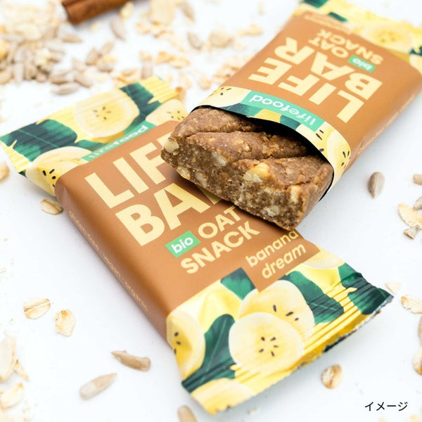 「ライフバー オーツスナック バナナドリーム」