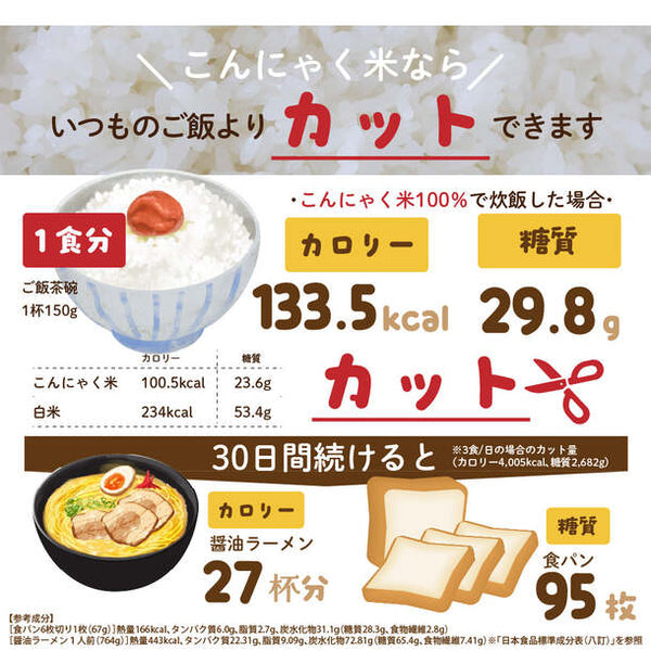 「雑穀米 糖質制限 こんにゃく米(乾燥)」