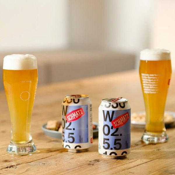 シュマッツ「ヴァイツェン缶330ml＆へレス缶330ml」