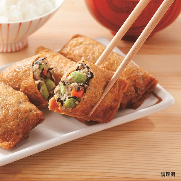 「枝豆とひじきの味付けいなり」