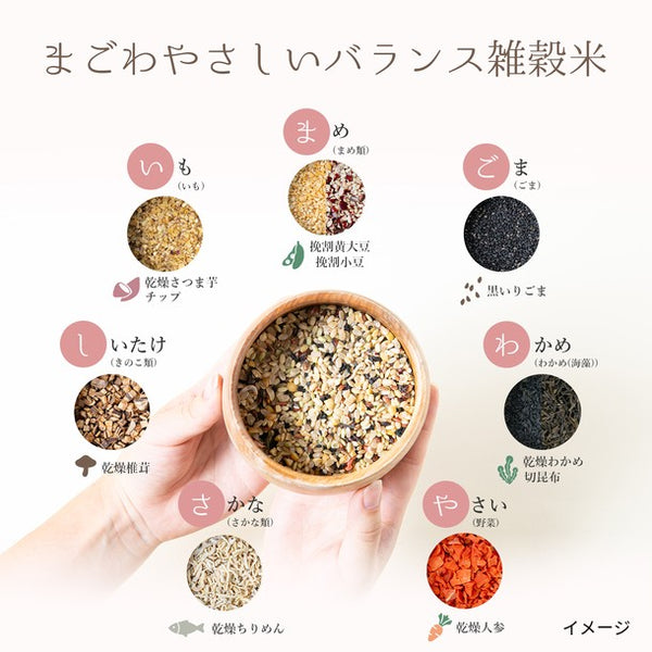 「＆Mel まごわやさしい食材で作った バランス雑穀米」