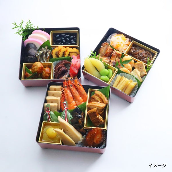 2027おせち「迎春おせちセット三段 手鞠（重箱あり）」
