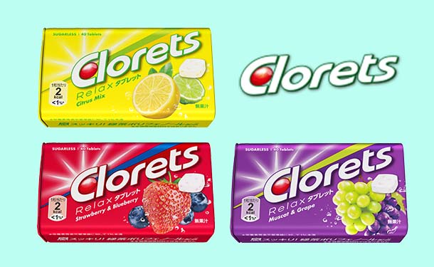 Clorets「クロレッツ タブレット3種」36個