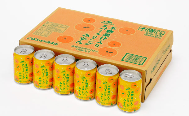 JA静岡経済連「本物果汁入り スパークリングみかん」280ml×48缶