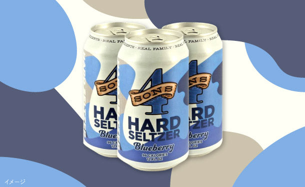 Four Sons Brewing「Blueberry Hard Seltzer」約355ml×12缶