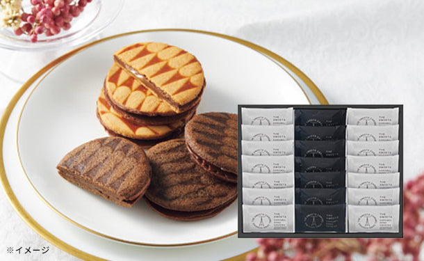 「ザ・スウィーツ キャラメルサンドクッキー（オリジナル＆コーヒー）」21個×2箱