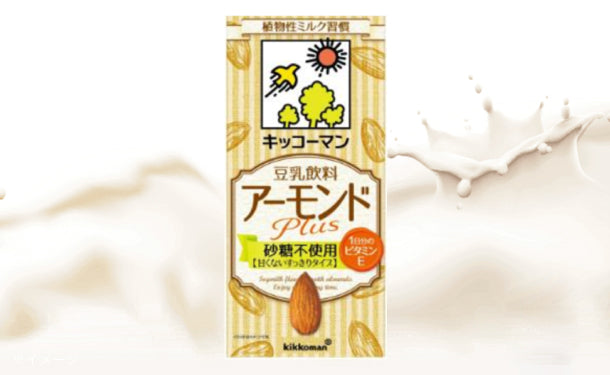 キッコーマン「豆乳飲料 アーモンドPlus 砂糖不使用」1000ml×12本