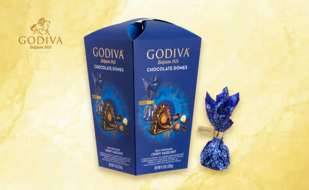 GODIVA「チョコレートドーム ヘーゼルナッツ」12粒入×6箱