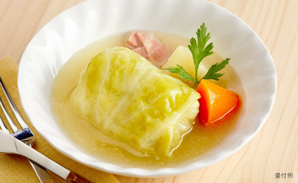 ヤマザキ「スープで煮込んだロールキャベツ」215g×10袋