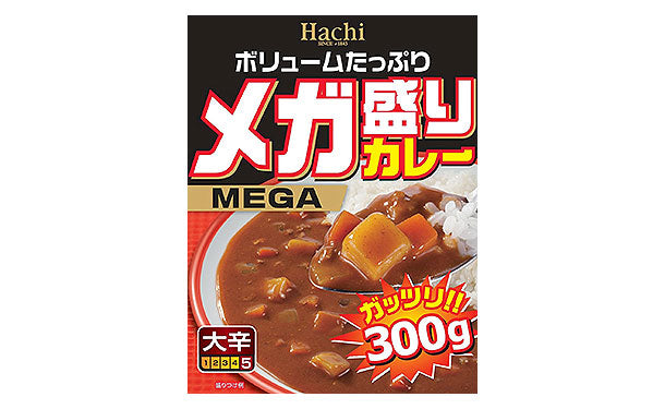 ハチ食品「メガ盛りカレー 大辛」300g×40個の通販｜Kuradashiでフードロス・食品ロス削減！