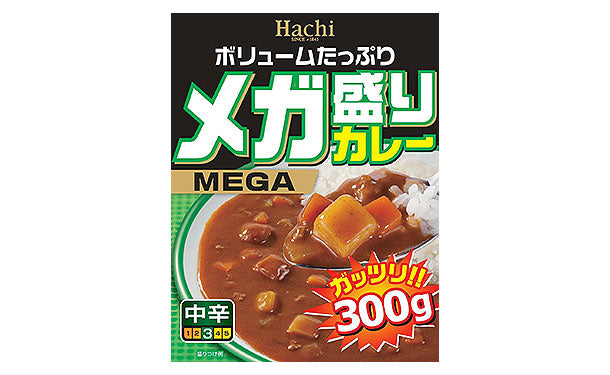 ハチ食品「メガ盛りカレー 中辛」300g×40個の通販｜Kuradashiでフードロス・食品ロス削減！