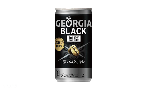 ジョージア「ブラック無糖」185g×30本