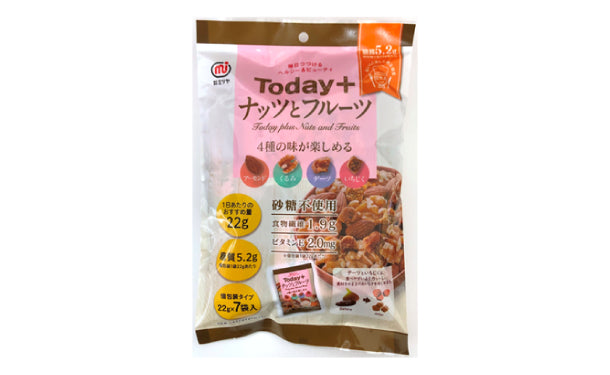 ミツヤ「Today＋ナッツ＆フルーツ（7パック）」10袋の通販｜Kuradashi