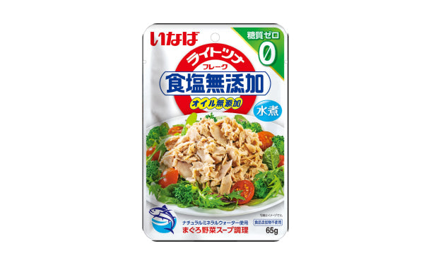 いなば「ライトツナ食塩無添加 糖質ゼロ」65g×24個の通販｜Kuradashiで