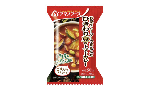 アマノフーズ フリーズドライ「ひきわり豆のトマトカレー」4食×6箱