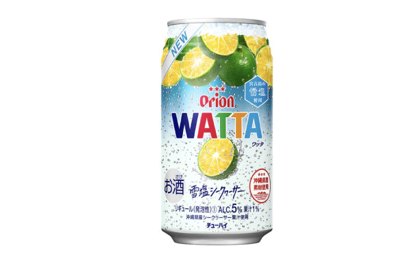 オリオンビール「WATTA 雪塩シークヮーサー」350ml×48本