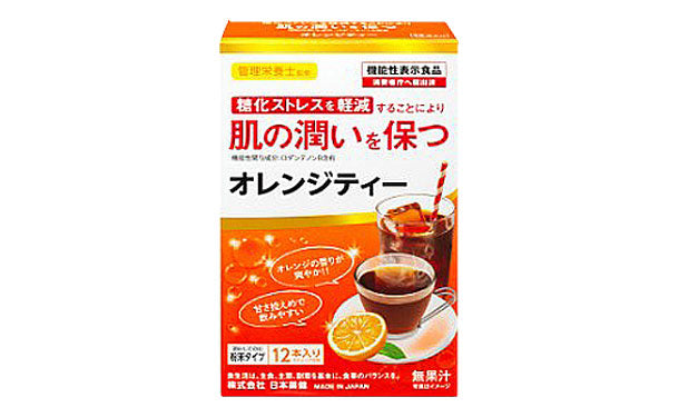日本薬健「機能性 粉末シリーズ オレンジティー（12本）」9箱